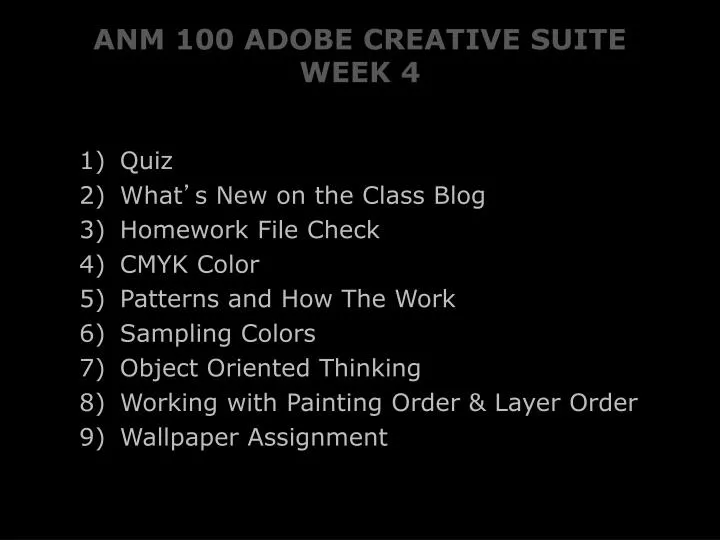 anm 100 adobe creative suite week 4