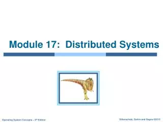 module 17 distributed systems