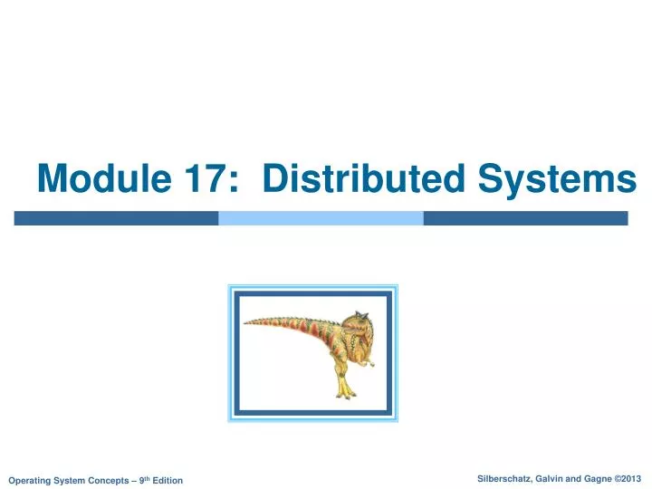 module 17 distributed systems