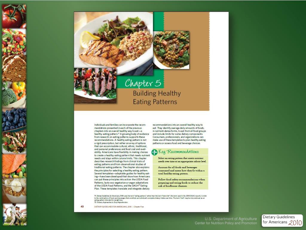 PPT - Chapter 5 new Building Healthy Eating Patterns PowerPoint ...
