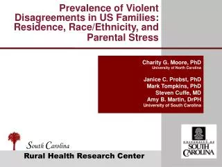 Prevalence of Violent Disagreements in US Families: Residence, Race/Ethnicity, and Parental Stress
