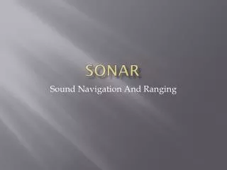 Sonar