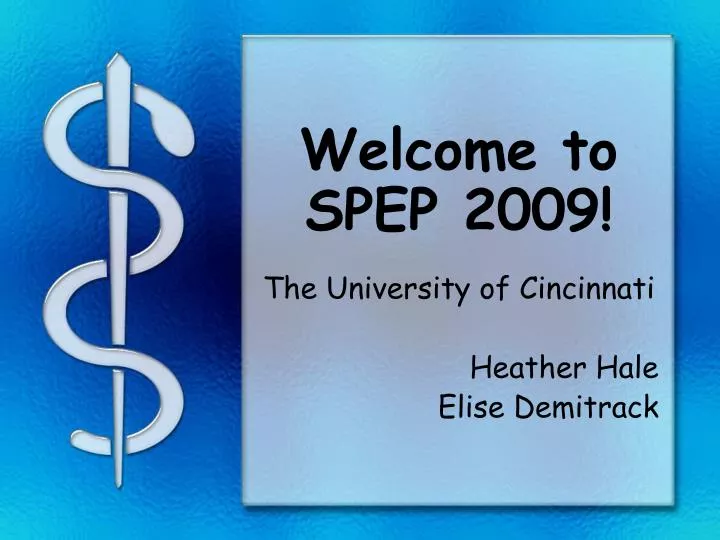 welcome to spep 2009