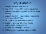 EQUIPMENT ID - slide 1