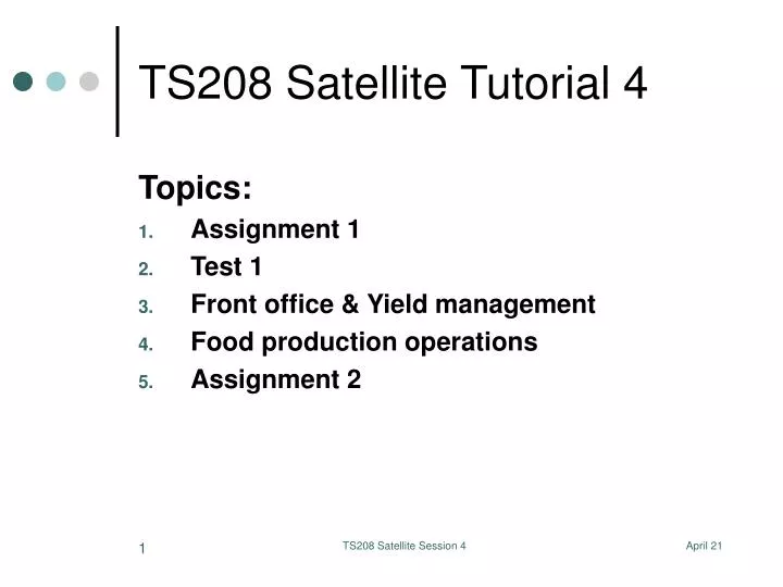 ts208 satellite tutorial 4