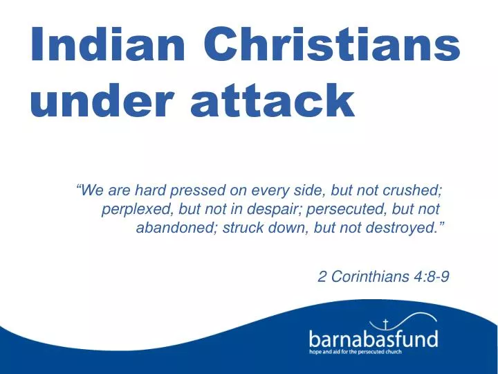 indian christians under attack