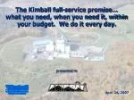 Comprehensive Engineering and Environmental Services by L. Robert Kimball & Associates - slide 1