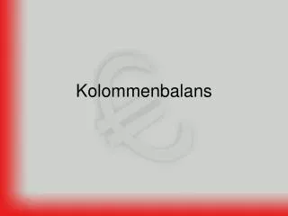 kolommenbalans