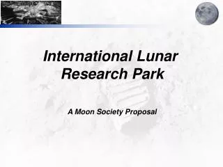 International Lunar Research Park