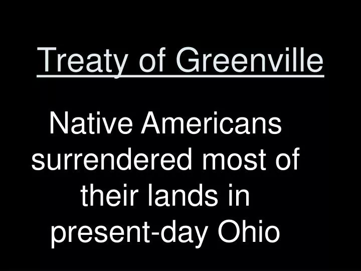 treaty of greenville