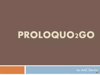 Proloquo2Go