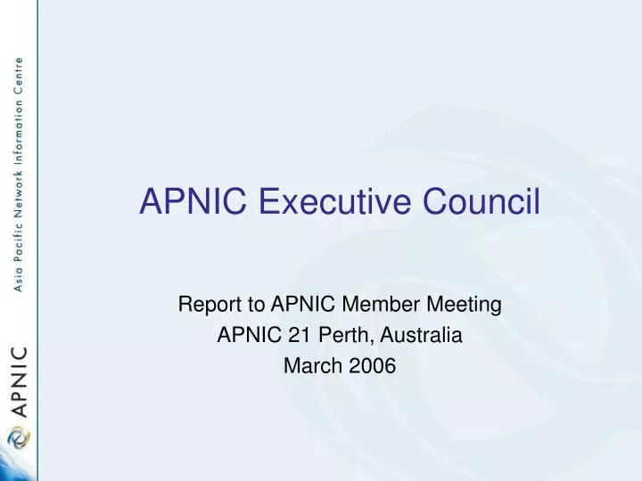 apnic executive council