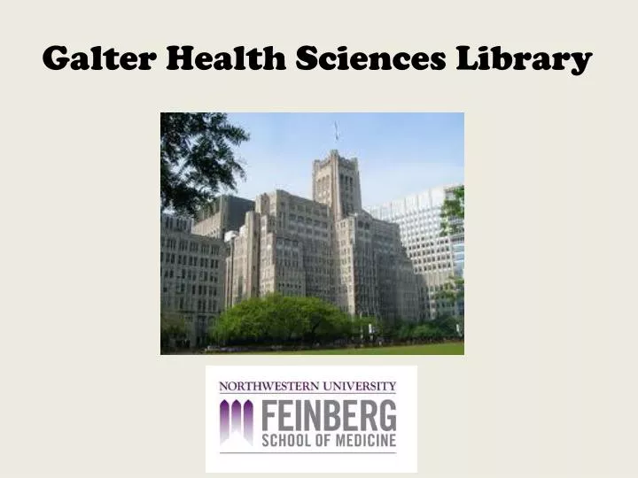 galter health sciences library