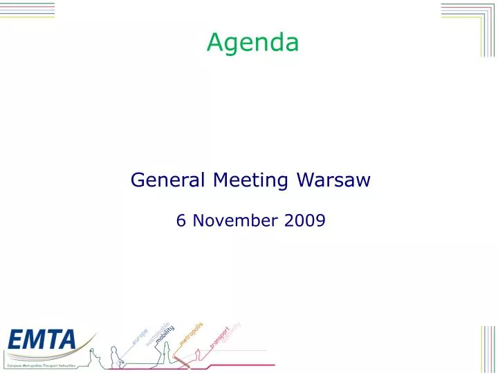 agenda