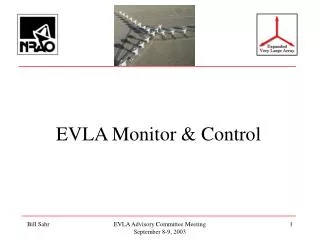 EVLA Monitor &amp; Control