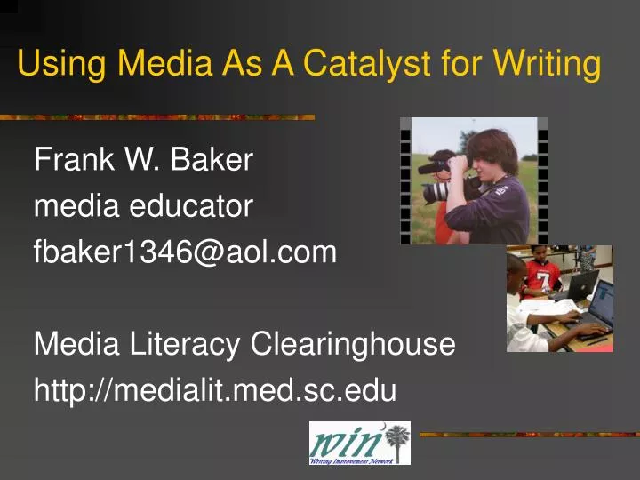 using media as a catalyst for writing