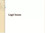 Legal Issues - slide 1