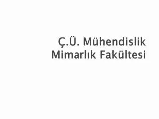 m hendislik mimarl k fak ltesi
