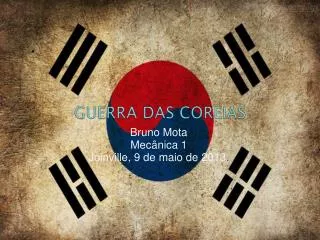 guerra das coreias