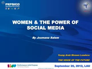WOMEN &amp; THE POWER OF SOCIAL MEDIA By Joumana Salem