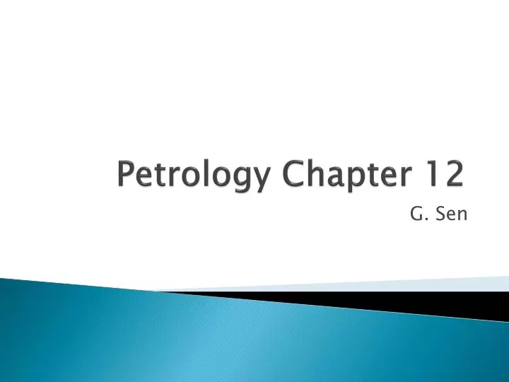 petrology chapter 12