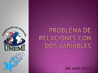problema de relaciones con dos variables