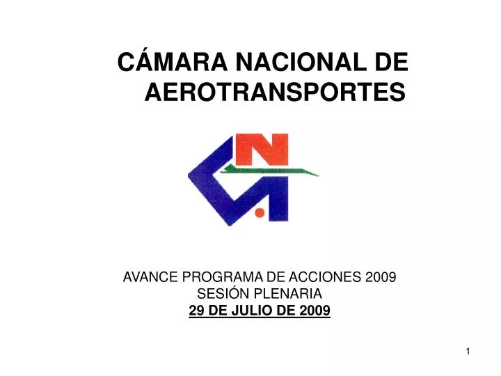 c mara nacional de aerotransportes