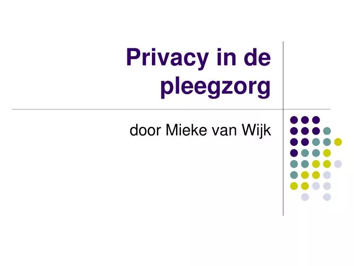 privacy in de pleegzorg