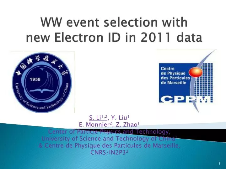 ww event selection with new electron id in 2011 data