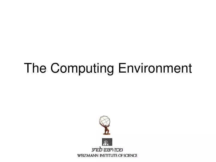 the computing environment