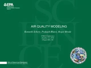 AIR QUALITY MODELING