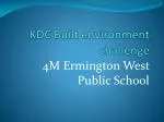 KDC Built environment challenge - slide 1