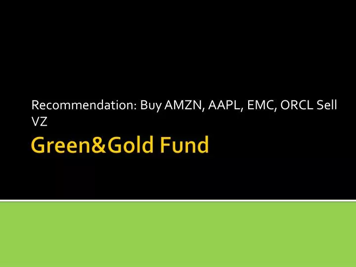 recommendation buy amzn aapl emc orcl sell vz