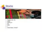 Stocks - slide 1