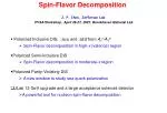 Advancements in Spin-Flavor Decomposition for Polarized DIS at JLab 12 GeV Upgrade - slide 1