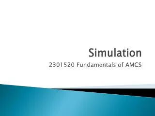 simulation