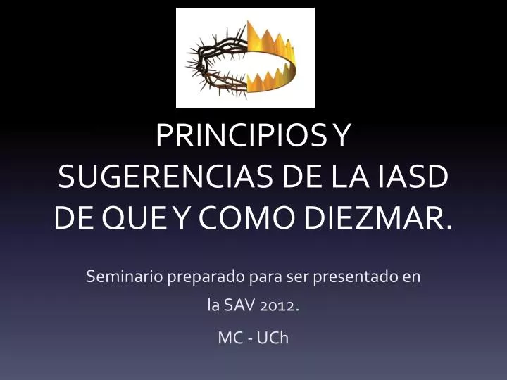 principios y sugerencias de la iasd de que y como diezmar