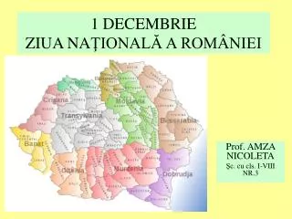1 decembrie ziua na ional a rom niei