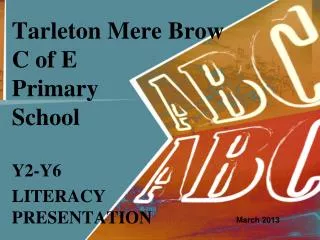 Tarleton Mere Brow C of E Primary School