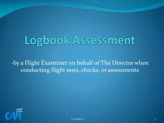 Logbook Assessment