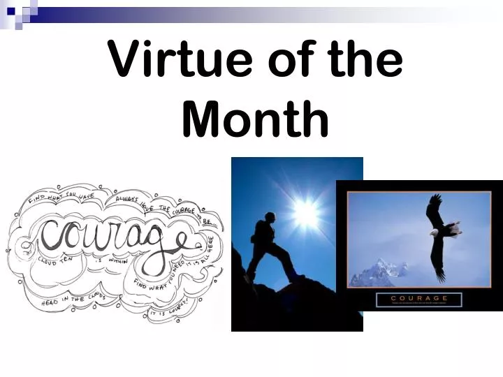virtue of the month