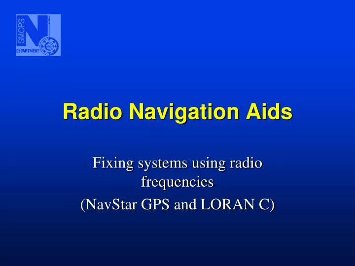 radio navigation aids