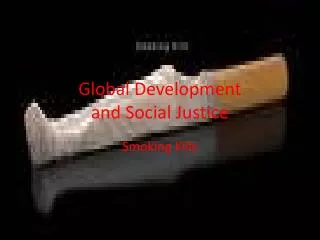 Global Development and Social Justice