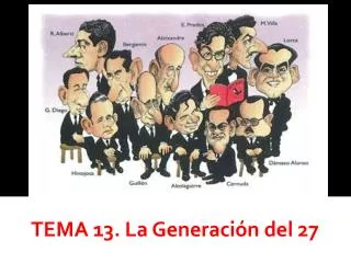tema 13 la generaci n del 27