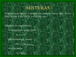 misturas