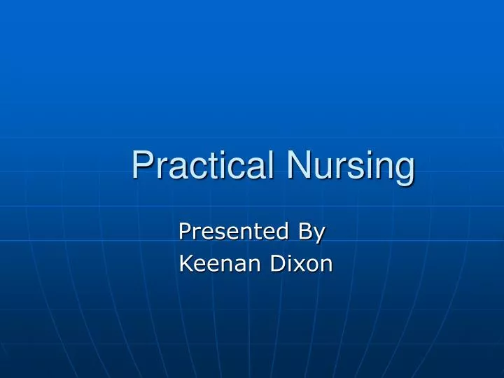 practical nursing