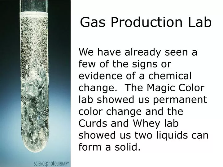 gas production lab