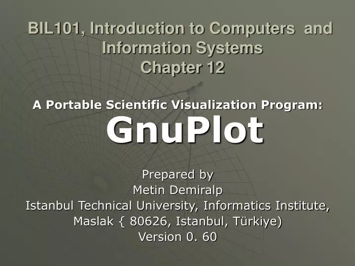 bil101 introduction to computers and information systems chapter 12