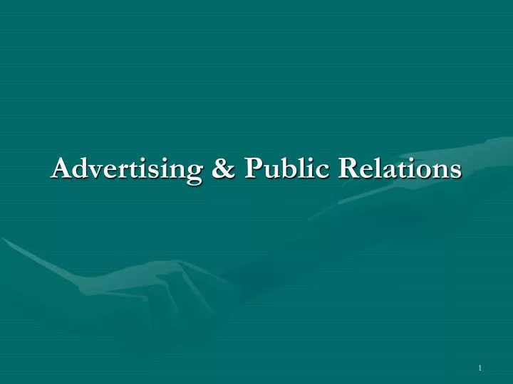 advertising public relations