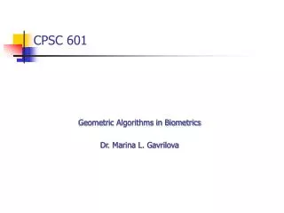 CPSC 601